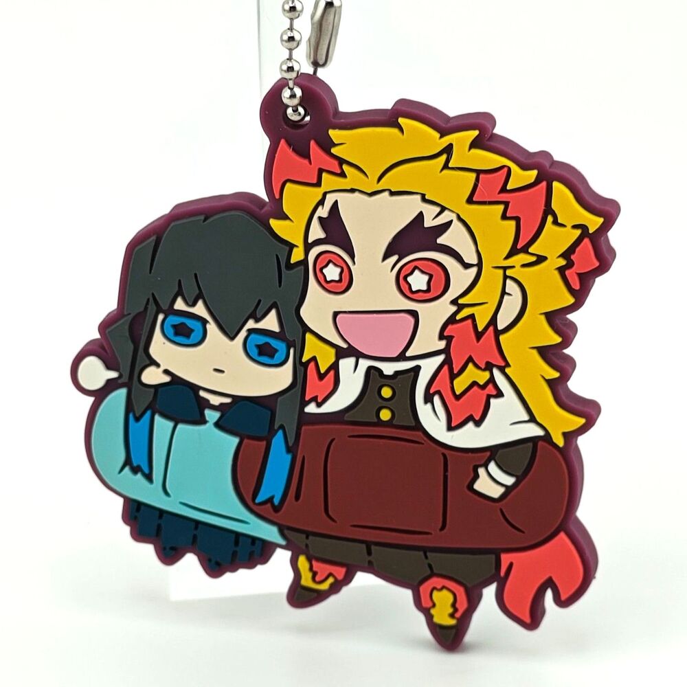 Kyojuro Rengoku and Muichiro Tokito - Bandai Demon Slayer rubber mascot